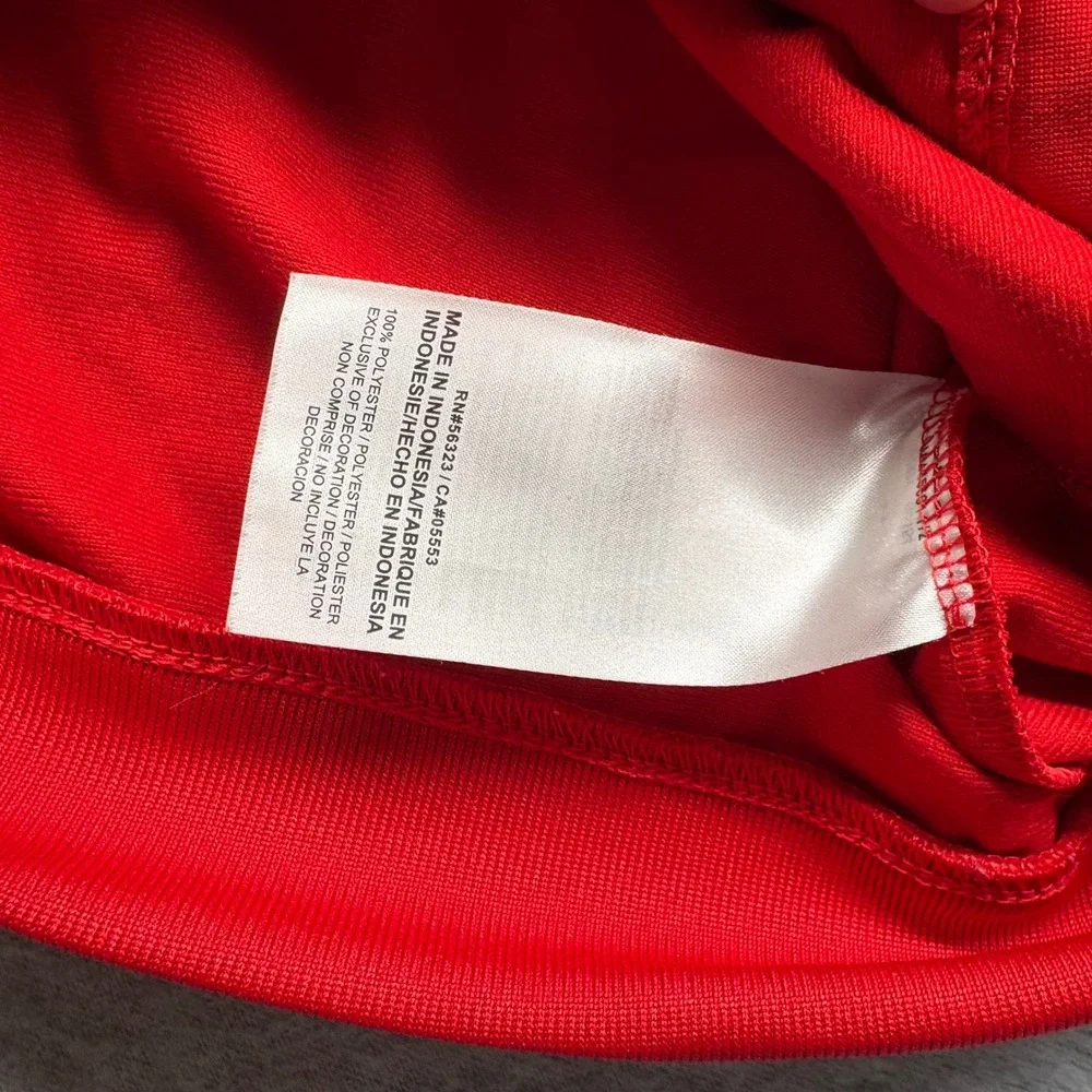 Nike Dri-FIT Budweiser Track Jacket Mens Large Red Full Zip Soccer Authentic L